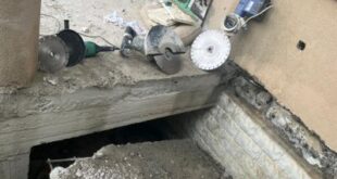 قص الجدار بدون تكسير وسط الرياض