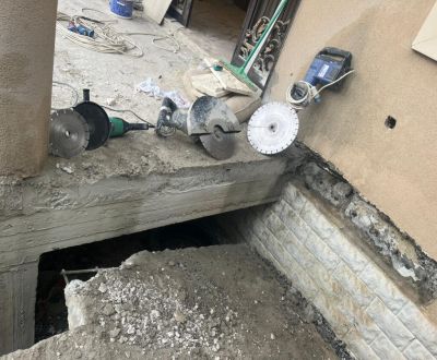 قص الجدار بدون تكسير وسط الرياض