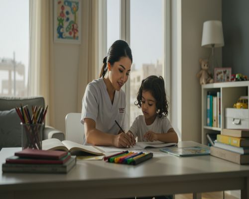 مساعدة شخصية للاطفال جدة الربوة