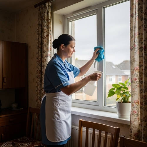 عاملات نظافة بالشهر غرب الرياض